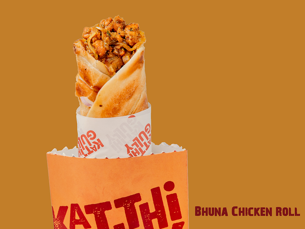 Bhuna Chicken Roll