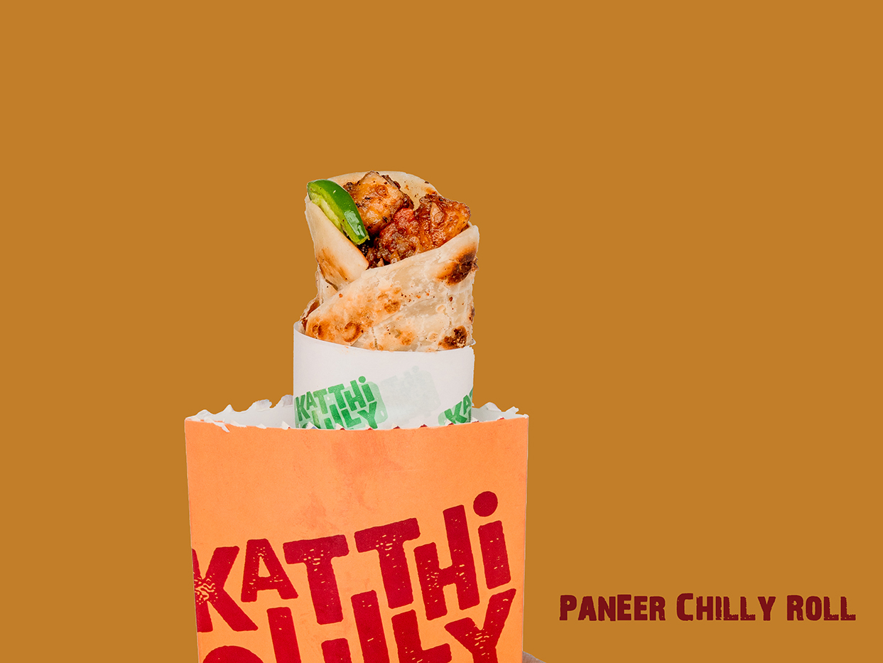 Paneer Chilly Roll