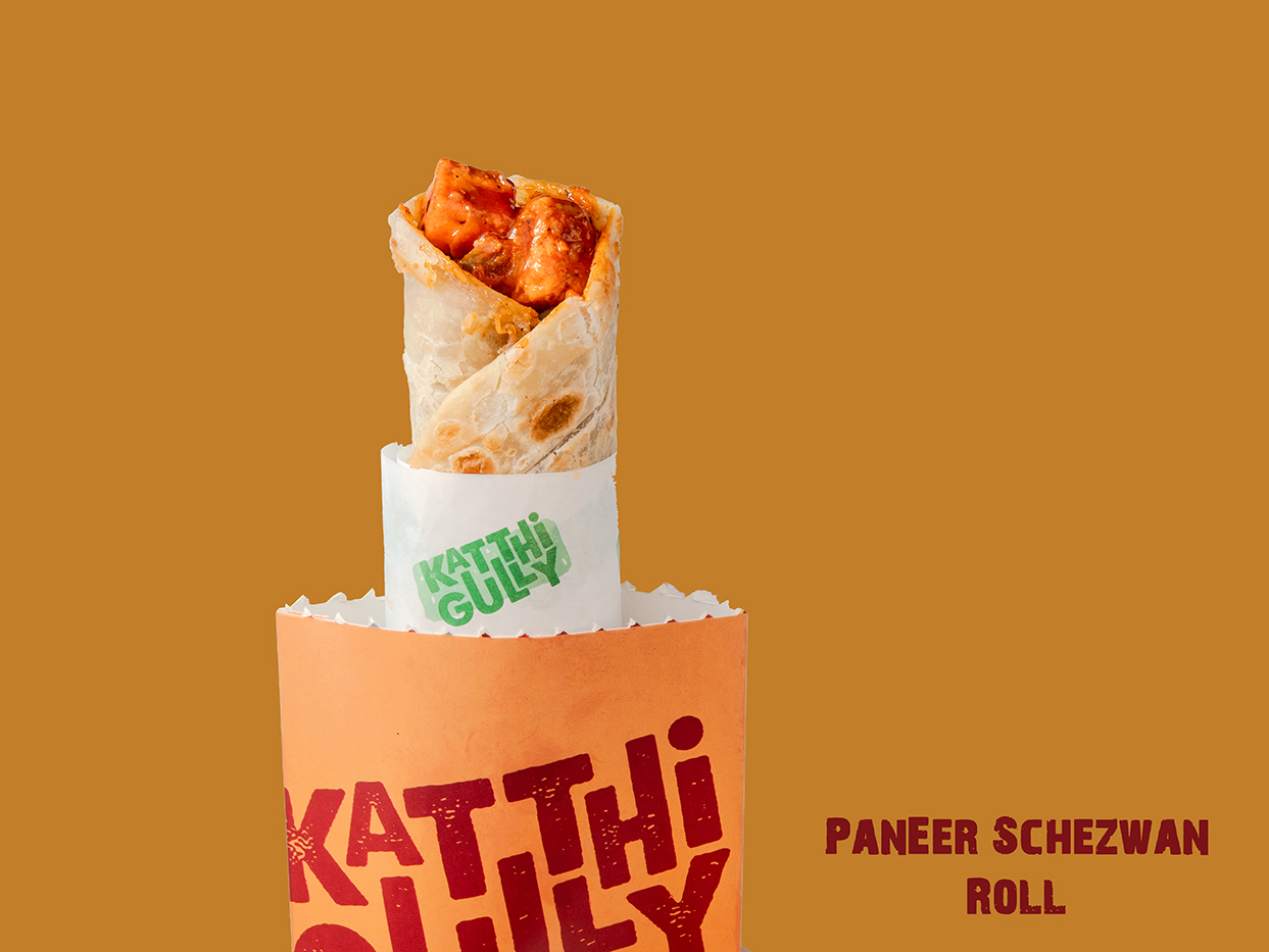 Paneer Schezwan Roll